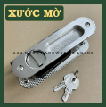[HMR653] Khoá Tay Âm Cửa Đi Lùa Gỗ cao cấp Hammered (Đen/Xước mờ). 