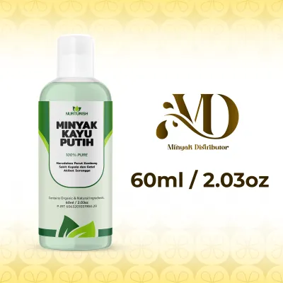 Minyak Kayu Putih Nurturish Murni Tanpa Campuran 30ml 60ml 100ml