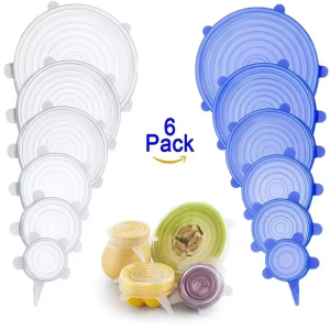 Silicone Stretch Lid Reused Food Cover Plastic Wrap Cover Fresh-keeping Sealed Bowl Storage Home Kitchen Accessories