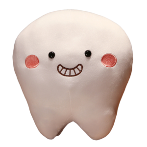 SDFSF Creative Cushion Tooth Plush Toys Cartoon Design Children Gits Teeth Stuffed Pillow Cartoon Soft Pillow Oral Teeth Throw Pillow Kids Gift