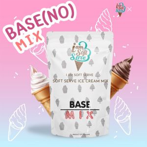 I Am Softserve ผงไอศครีมซอฟท์เสิร์ฟเกรดมาตรฐาน รสเบสNo ขนาด 1 Kg.