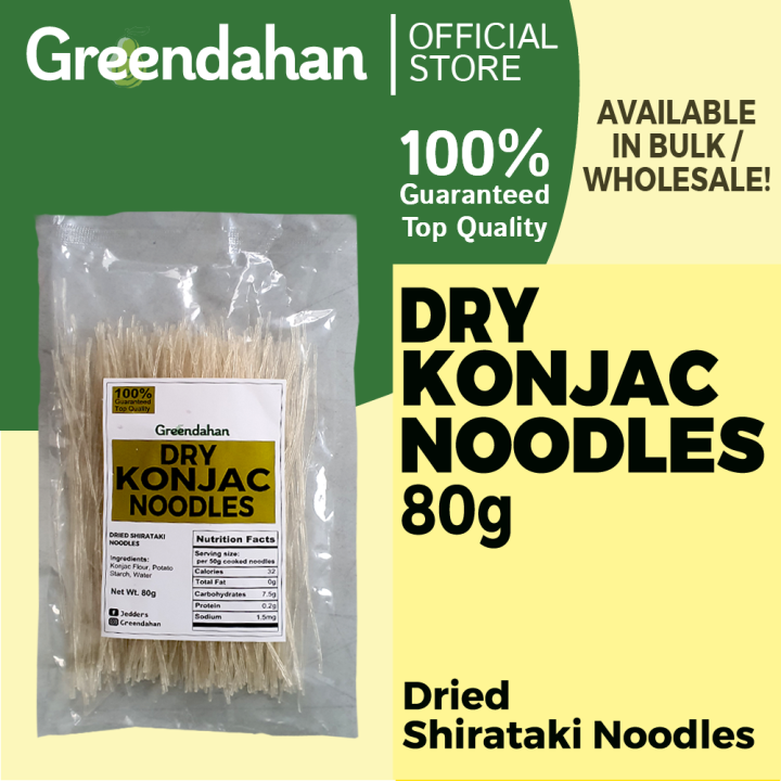 Greendahan DRY Konjac Shirataki Noodles 80g Healthier Noodle