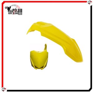 SPAKBOR SET DEPAN PAPAN NOMOR YZ 85 YZ85 NEW BARU START STAR NOMER MOTOR CROSS TRAIL YAMAHA PNP