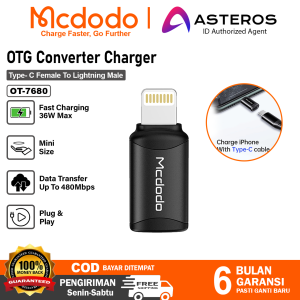 MCDODO Converter Type C To Lightning For iPhone Adapter Charger Connector OT-0510