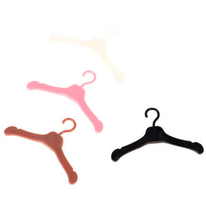 YAFEN 10PCS Lovely Hangers Mini Cute Wardrobe Dress Coat Clothes Plastic Accessories