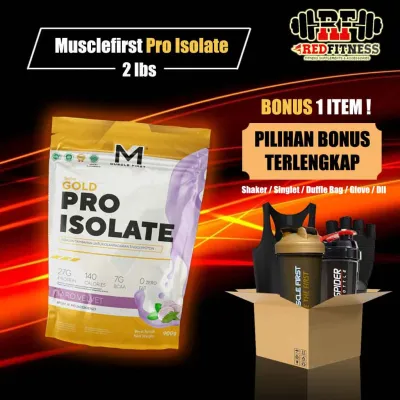 M1 Muscle First PRO ISOLATE 2 lbs (900gr) / MuscleFirst Whey Protein 2lbs 2lb 2 lb BPOM Halal