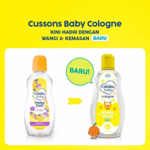 CUSSONS Baby Cologne 100mL Original BPOM Scent Beautiful Sunshine Happy Fresh Soft Touch Lovely Kiss Cheerful Smile Sparkling Joy