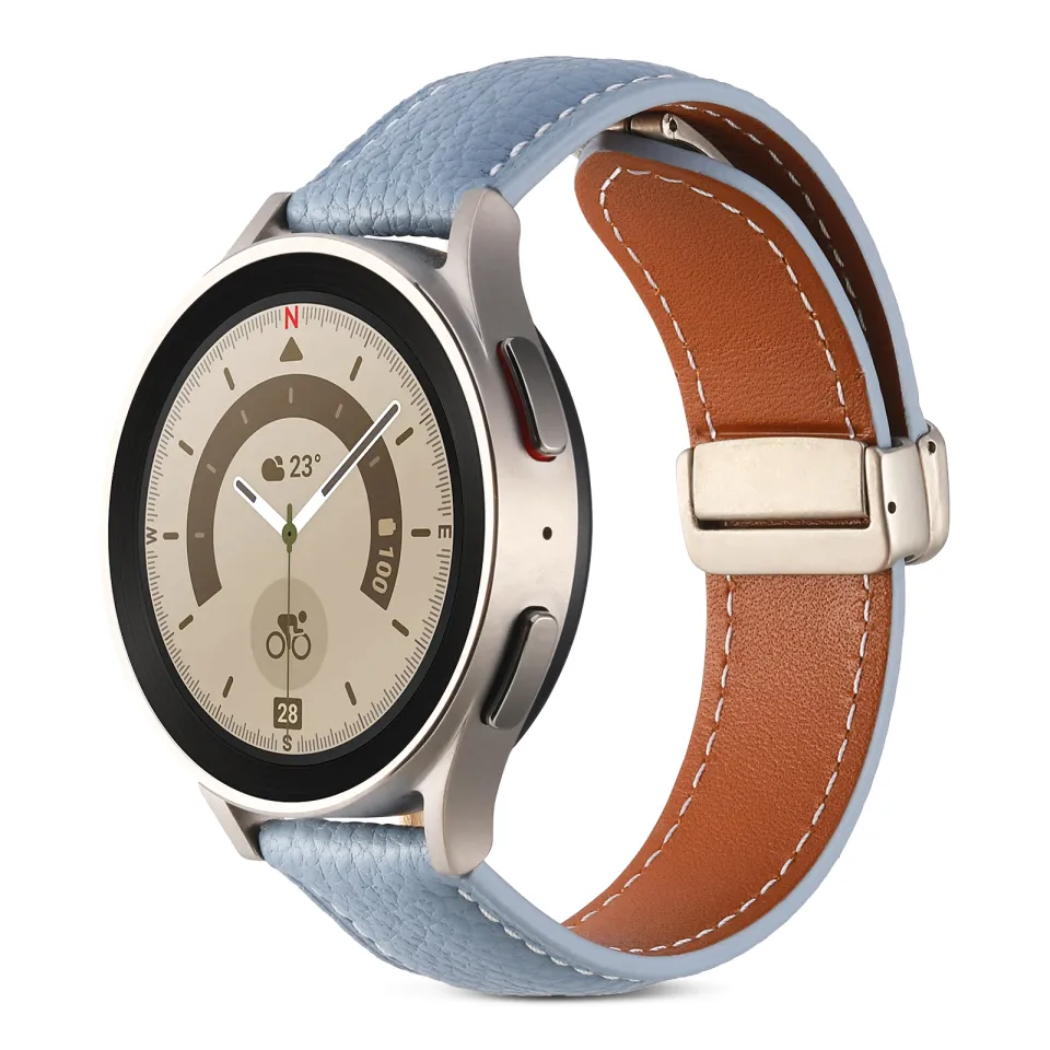 Bracelet Montre Samsung Galaxy Watch Classic Leather Magnetic