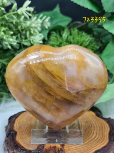 Golden Healer Quartz Heart Crystal - Madagascar Golden Healer - 723395