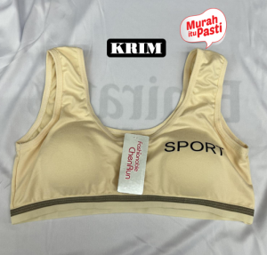 Sport Bra Budak Kain Cotton Berkualiti Murah Free Size/Teenager sport bra