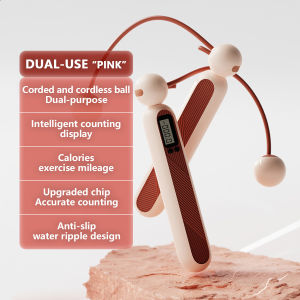 Professional Cordless Skipping Rope Intelligent 2.8M Long Hopping Rope Smart Electronic Counting Rope 无绳跳縄 电子计数 减肥燃脂