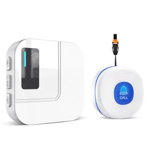 Daytech Wi-Fi Wireless Caregiver Pager Call Button for Elderly at Home APP Emergency Alert for Seniors Patients and the Disabled