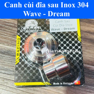 Canh cùi đĩa sau Inox 304 - 618 Racing Gắn xe Wave Dream