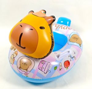 Kartun kanak-kanak berenang cincin megaphone kereta polis kereta taman air pengudaraan berenang cincin pemandu steering