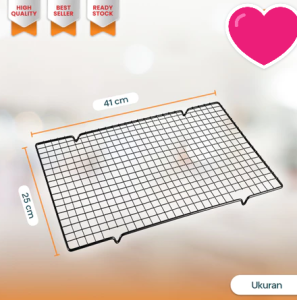 Cooling Rack Stainless / alas pendingin kue stainless / tatakan pendingin roti kue / alas tirisan