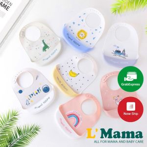 Yếm Ăn Dặm Silicon Có Hứng Không Bám Bẩn Siêu Mềm Cao Cấp Cho Bé