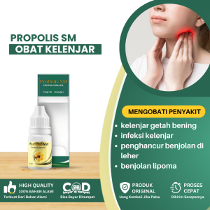 Obat Kelenjar Getah Bening Infeksi Kelenjar Obat Benjolan Lipoma Obat Penghancur Benjolan Di Leher Obat Bengkak Di Leher Obat Pembengkakan Kelenjar Getah Bening Obat Gondok Obat Tiroid Obat Menghilangkan Lipoma - Propolis SM
