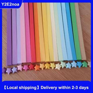 【Local shipping】 Origami Lucky Star Paper Strips Folding Paper Ribbons Colors