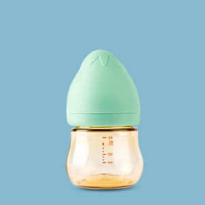 Einmilk Mushroom Milk Bottle Baby Feeding Bottle Silicon Teat PP Handle Milk Bottle Infant Milk Bottle (90ML/240ML)