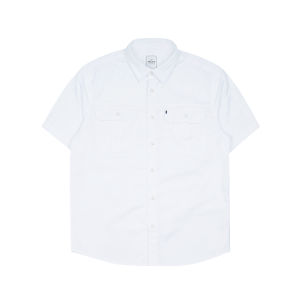M.GEE Kemeja Outdoor Lengan Pendek Pria Mgee Tudor C004 White