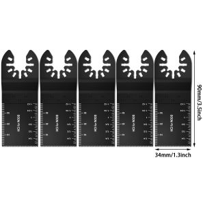 Multi Tools Blades Oscillating Saw Blade High Carbon Steel Multi-Function Semicircle Straight Renovator Cutter Blade Wood Cuttin