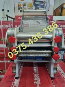 Máy cán bột cắt sợi mì bánh canh bún tươi chạy điện 220v công suất 750w FKM220