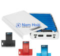 [HCM]Mạch Sạc dự phòng 2A Màn hình LCD + Box 8 cell pin 18650 không hàn A8 - Chống đảo cực pin Mẫu Mới 2024. 