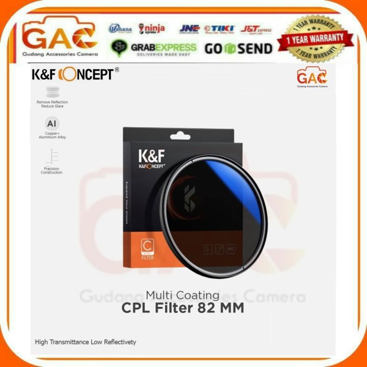 Filter MC CPL 82mm Filter Multi Coating K&F Concept Lazada Indonesia