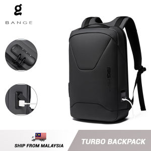 Bange Turbo Laptop Backpack 15inch 15.6 inch Laptop Bag College Study Bag Bussiness Water-Resistant Anti-Theft Travel Bag