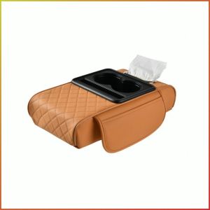 Armrest Box Seat Cover Fall Prevention Large Storage Space Practicality Fashion Storage Pocket