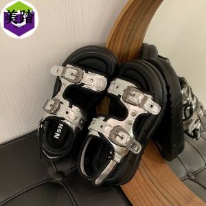 Roman Sandals Women Wear: New Hot Super Hot Fashion & Versatile Platform Beach Shoes in Summer