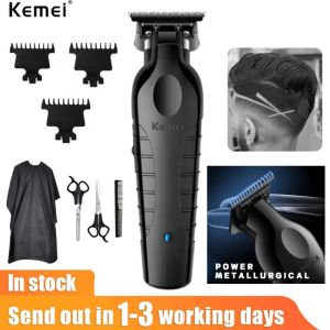 Kemei Hair Clipper Professional Hair Trimmer Electric Hair Cutting Machine Rechargeable 0mm Barber Clipper for Men KM-2299