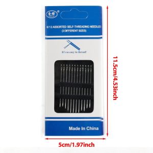 34PCS Sewing Tool Set with Storage Box Threader Thimble Seam Ripper Cotton Thread Sewing Set Household DIY Sewing Kit Portable Sewing Set