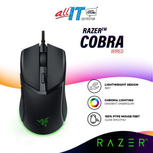 Razer Cobra 58g Lightweight Wired Gaming Mouse | Chroma RGB Lightning | Optical Mouse Switches Gen-3 | Speedflex Cable