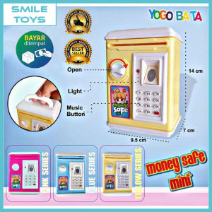 Smile - Mainan Anak Brankas Mini Money Safe YA 3 - Mainan Celengan ATM Mini - Celengan Brankas Mini