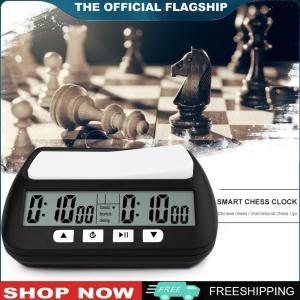 【New Arrival】 Professional Chess Clock Count Up Down Competition Hour Meter Portable Chess Clock Digital Table Games for International Chess