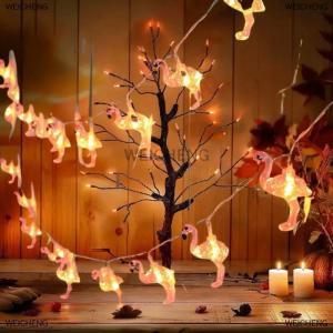 [COD] WEICHENG Summer Hawaii Light String Pineapple Flamingo Coconut Tree Light Strings Tropical Fruit Light Kids Hawaiian Birthday Party Decor