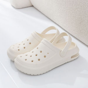 [Free Shipping] Womens Air-Cushioned Clogs Thick-Soled EVA Material Non-Slip Odor-Resistant Beach Sandals Mens Closed-Toe Design Lightweight and Durable.