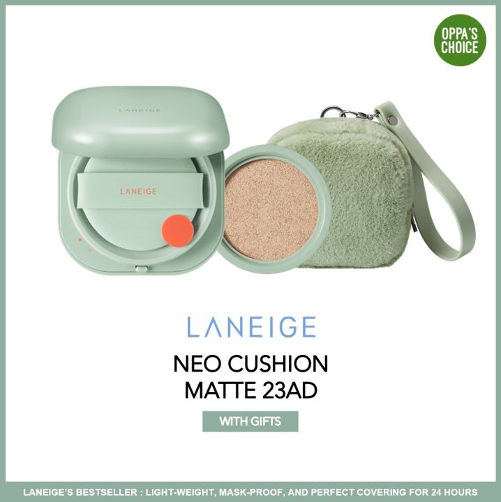 [NEW] LANEIGE NEO CUSHION MATTE SPF 46+ PA++ FOUNDATION CUSHION Full