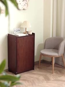 Foldable Study With Book Shelf Computer Table Storage Cabinet