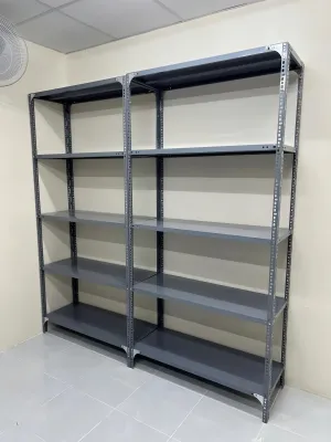 Kệ Sắt V Lỗ Đa Năng Dài 90cm x Rộng 40cm x Cao 1m-1m2-1m5-1m8-2m – Gồm 3456 Tầng