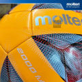 MOLTEN ฟุตซอลหนังเย็บ รุ่น F9A2000 - พร้อมเข็มสูบลมและตาข่าย  Size : Futsal. 