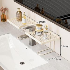 60CM Bathroom Shelf Sink Rack No Drill Bathroom Rack Shelf Rack Faucet Rack Bathroom Storage Rack Organizer