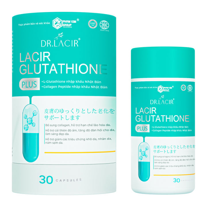 Viên Uống Trắng Da Dr Lacir Glutathione Plus - Hộp 30 Viên (Phiên bản ...