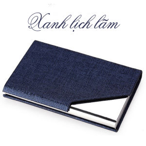 Ví đựng danh thiếp đựng card visit inox bọc simili