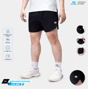Quần Short Thể Thao Nam Bulbal Panthara Chạy Bộ Tập Gym Pickleball Vải Siêu Nhẹ Mát Co Giãn Cao