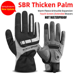 ROCKBROS Găng Tay Đi Xe Máy Chống Nước Chống Gió Có Màn Hình Cảm Ứng TPU Cho Cả Nam Và Nữ Dùng Cho Xe Đạp Điện