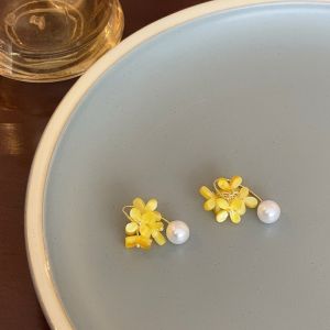 LL Fashionable Osmanthus tassel Sweet and Cute Girl EarringsES63762