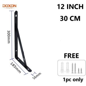 Doxon Wall cket Angle cket Heavy Duty Shelf cket Wall Triangle cket L-Bar (1pc)