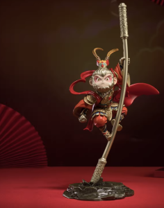 SG Local "Peerless Hero" Bronze Sun Wukong Ornament - The Great Sage Monkey King Statue - Guochao Home Office Decor - Collectors Gift